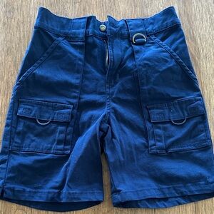 Boy’s Ocean + Coast Navy Blue Cargo Shorts